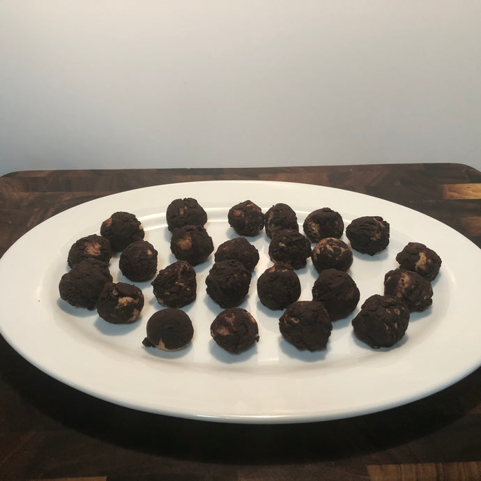 Chocolate Peanut Butter Cheesecake Bombs