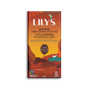 Almond Dark Chocolate, 55% Cocoa, 85g bar