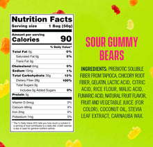 Load image into Gallery viewer, Gummy Bears - Sour&lt;br/&gt;(box of 12)