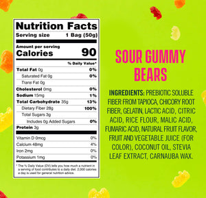 Gummy Bears - Sour<br/>(box of 12)